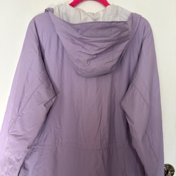 NEW WOMEN COLUMBIA SPORTSWEAR LAVENDER LINED ZIP HOODED JACKET.  SZ. 1X - Picture 3 of 3
